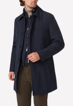 Oscar JacobsonJOHNSSON - Kort Kappa / Rock - Blue -Stilfulla Val Butik 06d3306097e14c51951e09af68ffc292