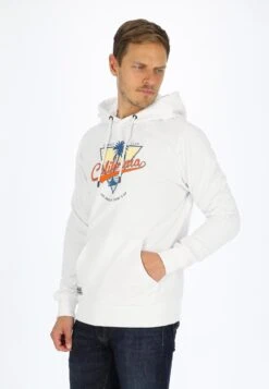 Denim FactoryCALIFORNIA - Luvtröja - White -Stilfulla Val Butik 085446e053b24f98992eb4f92c5ff1a9