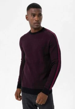 Felix HardyStickad Tröja - Bordeaux Black -Stilfulla Val Butik 0a10ea997a364981b388b165a2503439