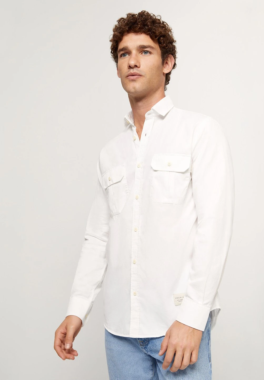 Polo ClubLANGARM - Skjorta - White 3 Polo ClubLANGARM - Skjorta - White