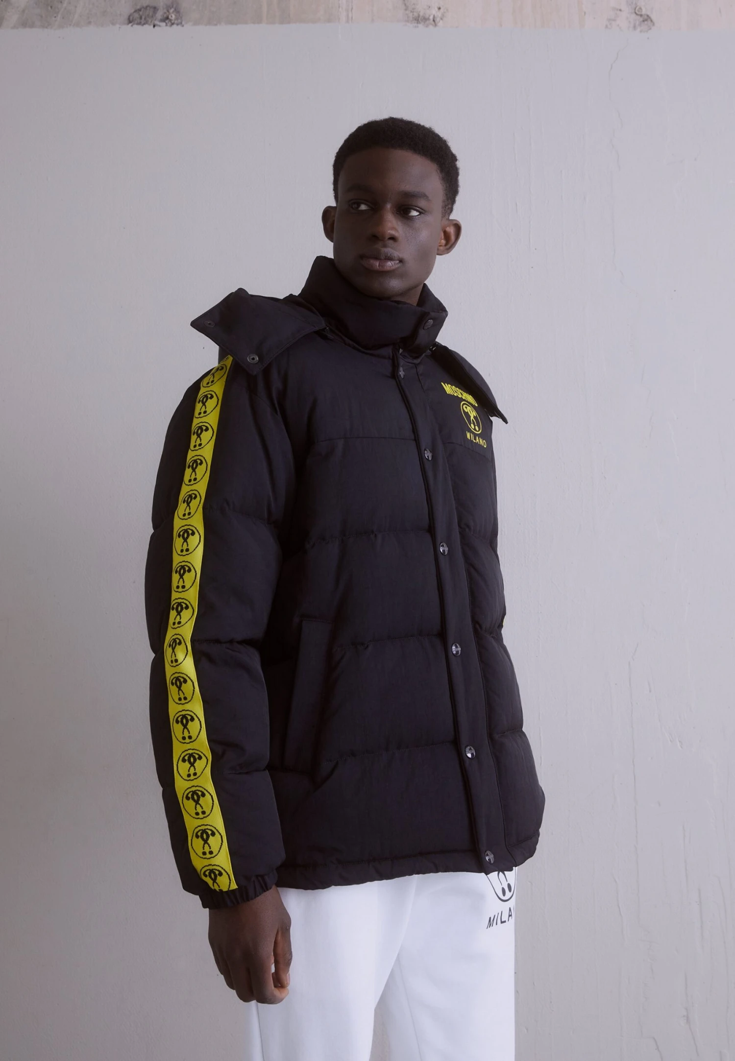 MOSCHINOLONG JACKET - Vinterkappa /-rock - Black 3 MOSCHINOLONG JACKET - Vinterkappa /-rock - Black