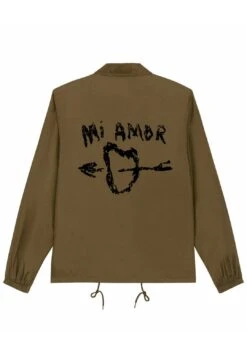 Mira ParisBACK EMBROIDERY UNISEX - Tunn Jacka - Khaki -Stilfulla Val Butik 111144cff9134bd9bd5b671d2c9e92a0