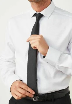 NextAND SINGLE CUFF - Skjorta - White Black -Stilfulla Val Butik 113fb20246b0477b965556c1deea6eff