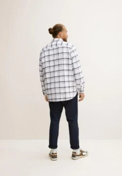 TOM TAILORSkjorta - Off White Colorful Check -Stilfulla Val Butik 11725ae03e3c43c6b913df75b8de7d8b