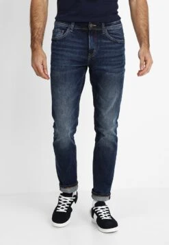 TOM TAILORJOSH - Jeans Straight Leg - Mid Stone Wash Denim