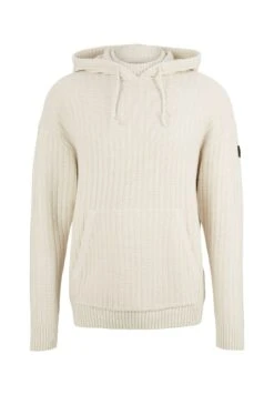 TOM TAILOR DENIMMIT STRUKTUR - Luvtröja - Cold Beige Melange -Stilfulla Val Butik 179ffcc7b2b04be0a01daa77e89909fa