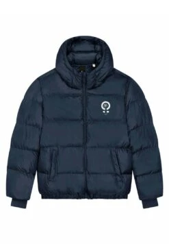 Mira ParisFIGHT EMBROIDERY UNISEX PUFFER - Vinterjacka - Dark Blue