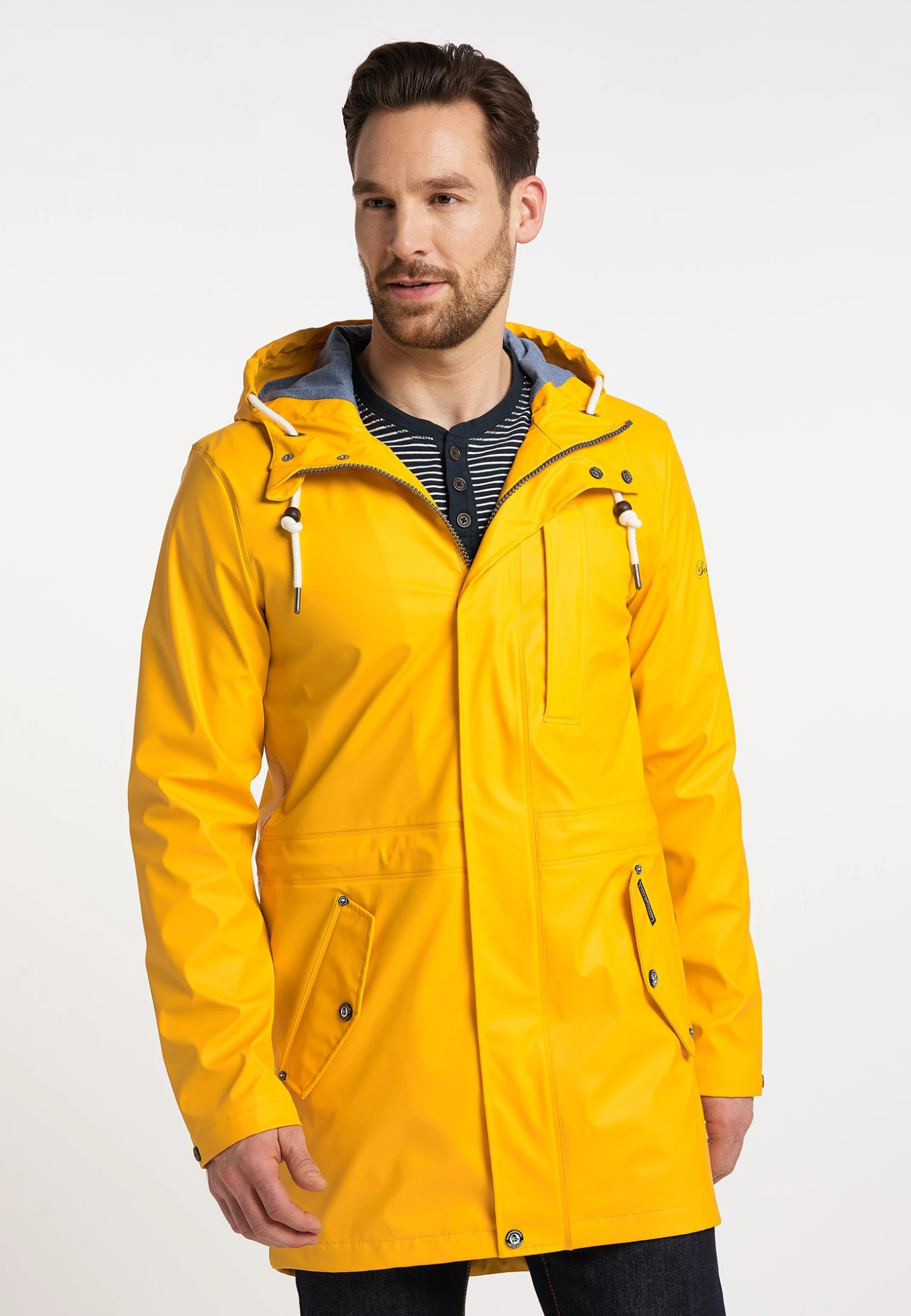 SchmuddelweddaParkas - Sonnengelb Marine Melange 3 SchmuddelweddaParkas - Sonnengelb Marine Melange