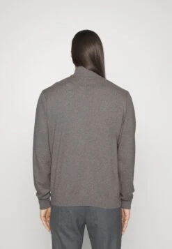 Les DeuxELIAS PATCH CASHTON HALFZIP - Kofta - Light Grey Melange/rosin -Stilfulla Val Butik 199ee7cf40264d4298cd54d481c20dd9