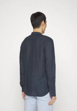 120% LinoCAMICIA - Skjorta - Blue Navy -Stilfulla Val Butik 1b5164f584e94f2b8d7fca1c46e3ef12