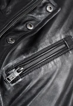 JCCMIT ABNEHMBAREN ÄRMELN - Skinnjacka - Black -Stilfulla Val Butik 1baec44662d3493b9f804c73e7b424e1