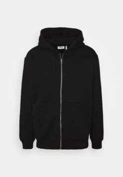WeekdaySTANDARD ZIP HOODIE - Tröja Med Dragkedja - Black -Stilfulla Val Butik 1e72f00b7ac04a4ba04c7cfc5f6f832a