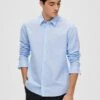 Selected HommeREGNEW LS CLASSIC - Skjorta - Cashmere Blue -Stilfulla Val Butik 216e76f0b493499ab8fa4bf3b1eaa908
