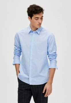 Selected HommeREGNEW LS CLASSIC - Skjorta - Cashmere Blue