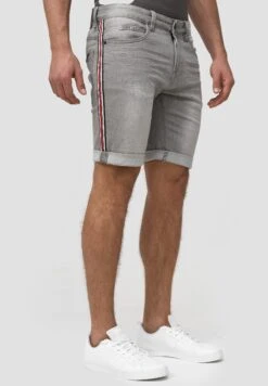INDICODE JEANSJeansshorts - Gray -Stilfulla Val Butik 237853e76ba5497d876b21ec315612b4