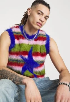 Jaded LondonVEST - Stickad Tröja - Multi -Stilfulla Val Butik 23ce4d7d18424fddb0b4894af642a7bc