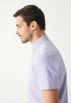 NextSHORT SLEEVE OXFORD WITH STAG - Skjorta - Lilac Purple -Stilfulla Val Butik 24b845efb6f94c7098e8011fc6ef8954