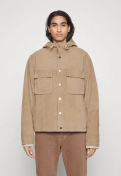 DeadwoodKODIAK - Skinnjacka - Sand