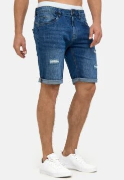 INDICODE JEANSCUBA CADEN - Jeansshorts - Blau 11 INDICODE JEANSCUBA CADEN - Jeansshorts - Blau -Stilfulla Val Butik 24c3ba8cc0e34434b50b6d3c55696ad0
