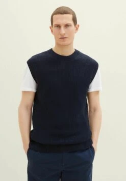 TOM TAILORStickad Tröja - Sky Captain Blue