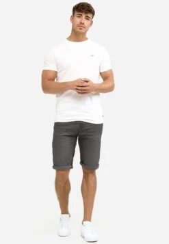 INDICODE JEANSCUBA CADEN - Jeansshorts - Dark Grey -Stilfulla Val Butik 289a82395e114269b4d6942fb5364e9c