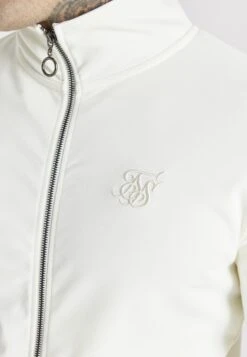 SIKSILKTröja Med Dragkedja - Ecru -Stilfulla Val Butik 28f66b30439b406c8ca63313914ccef2