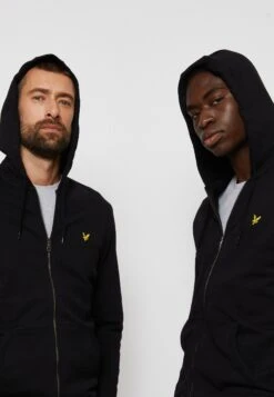 Lyle & ScottZIP THROUGH HOODIE - Tröja Med Dragkedja - Jet Black -Stilfulla Val Butik 2b262640aba243c88ddac35def35a05a