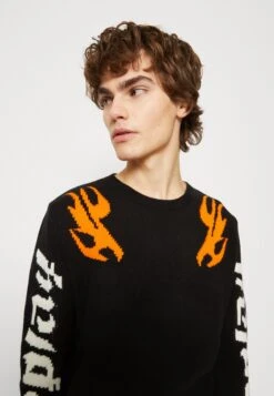 ReplayStickad Tröja - Black -Stilfulla Val Butik 2becea8390b04e39af2c9259fc84b5f5