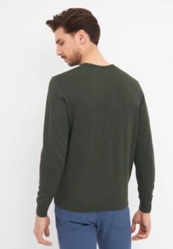 ClipperNAPOLI - Stickad Tröja - Olive Melange -Stilfulla Val Butik 2d6d36d00552446bb0653c86f6c9006f