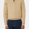 Oscar JacobsonHALF ZIP - Stickad Tröja - Beige Pine