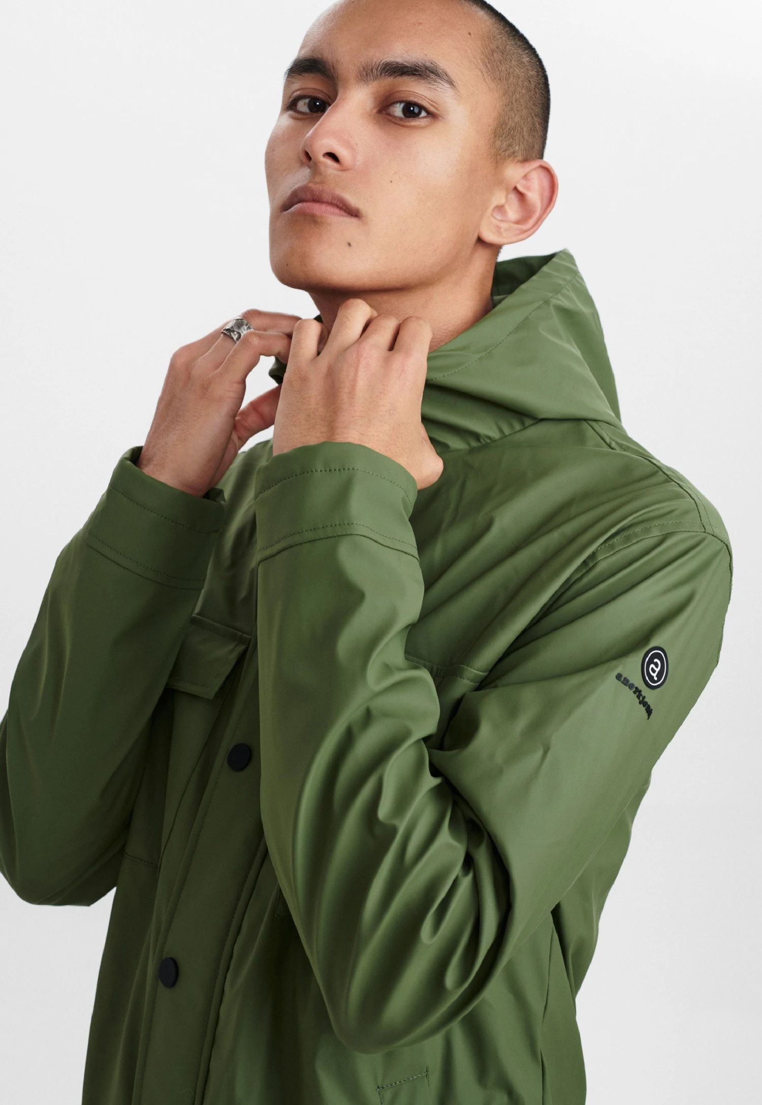 AnerkjendtAKPER - Regnjacka - Olivine 7 AnerkjendtAKPER - Regnjacka - Olivine - Bild 5