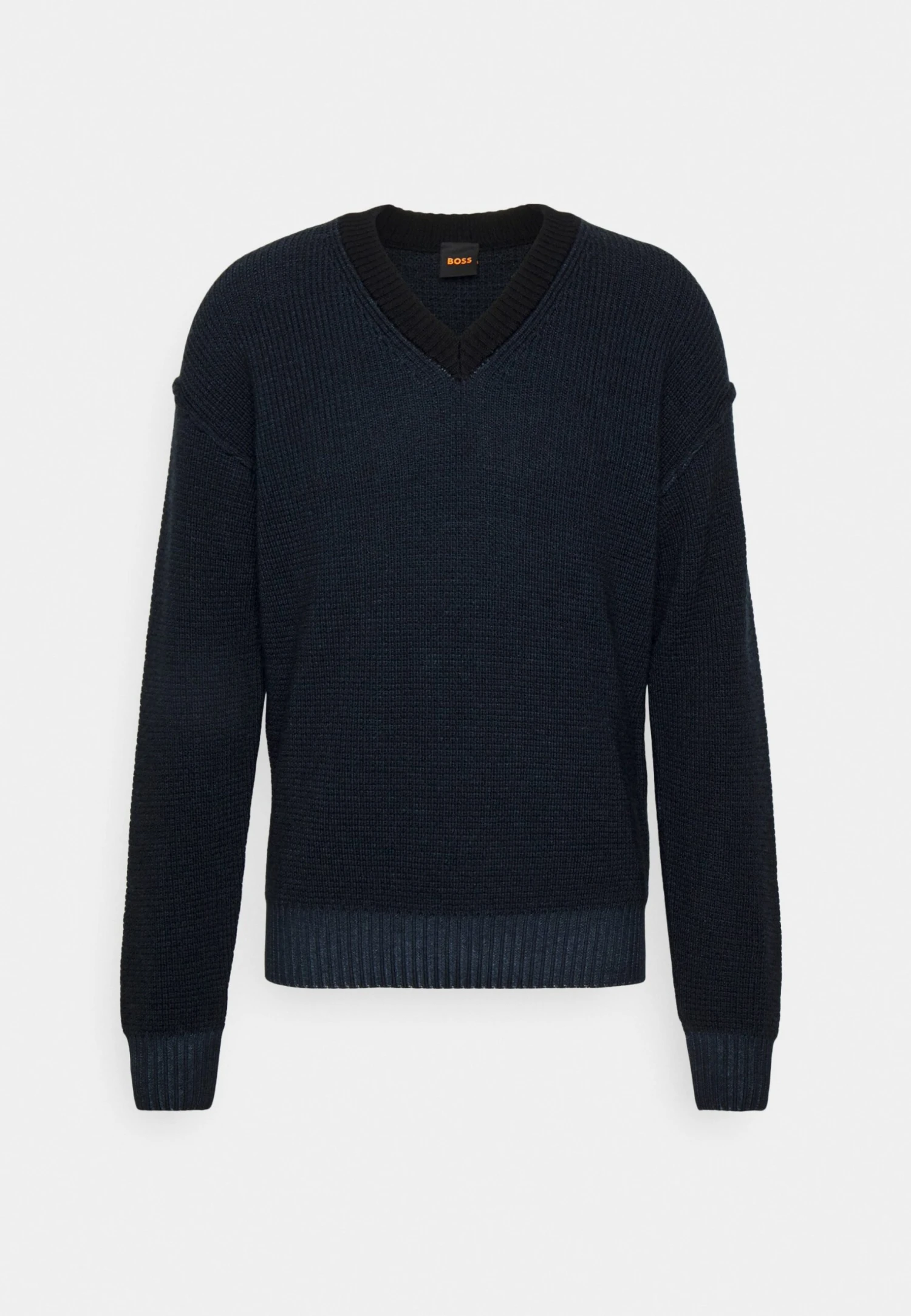 BOSSAVONE - Stickad Tröja - Dark Blue 7 BOSSAVONE - Stickad Tröja - Dark Blue - Bild 5