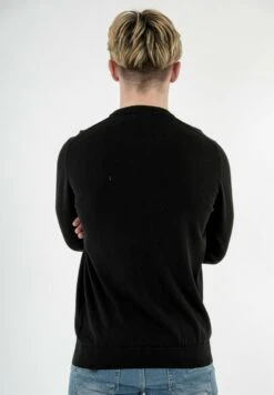 LacosteStickad Tröja - Noir -Stilfulla Val Butik 335af9bbba654d92a0732d65b7a513cf