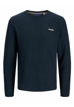 Jack & JonesJORPAUL TONS CREW NECK DETAIL - Stickad Tröja - Navy Blazer -Stilfulla Val Butik 33b5e21c4684442386413bccd52cc1c7