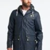 SchmuddelweddaSCHMUDDELWEDDA 3-IN-1 REGENMANTEL ACALMAR - Parkas - Marine Dunkelgrau Melange -Stilfulla Val Butik 364bd2fa6f7744ee80a59456b979a35a