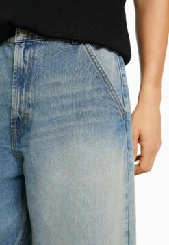 BershkaBAGGY - Jeans Straight Leg - Blue/grey -Stilfulla Val Butik 36a6d9a0767e4016b4d8a3b64bd44fff