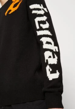 ReplayStickad Tröja - Black -Stilfulla Val Butik 3757ca3d39fc47b99e7fbfc6b7533bf6