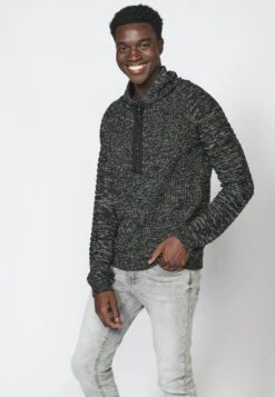 KoroshiDE PUNTO - Stickad Tröja - Black -Stilfulla Val Butik 38a597a431844d9a92551e85eb5dc6d1