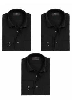 Marks & Spencer3 PACK EASY CARE PLAIN SLIM FIT - Skjorta - Black -Stilfulla Val Butik 3a685b76d2b141aaa90f8ad33b12db77