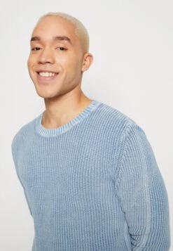 ReplayStickad Tröja - Dusty Azure -Stilfulla Val Butik 3ab6c041557e4c5787697f099138113a