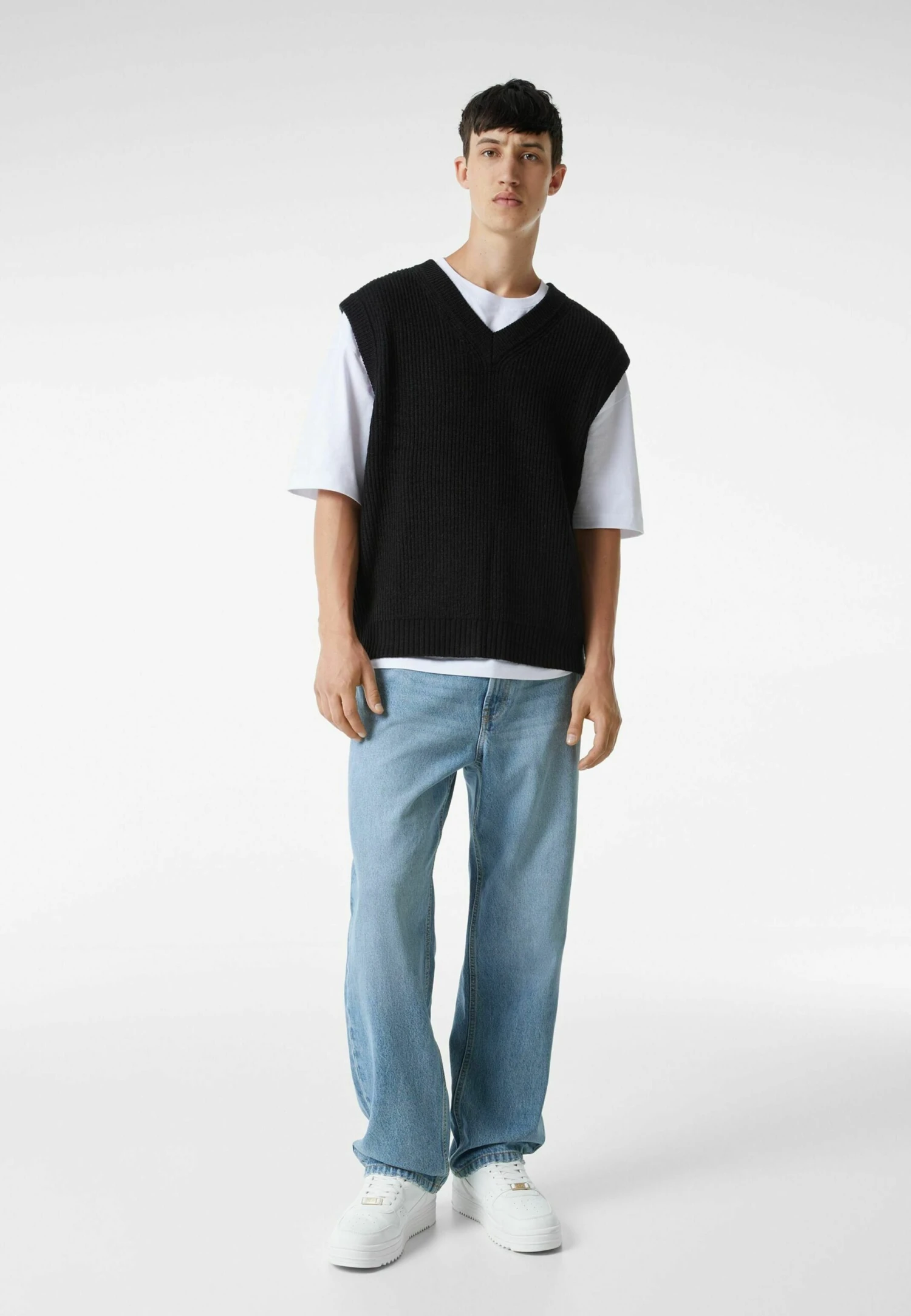 BershkaJeans Straight Leg - Light Blue Denim 4 BershkaJeans Straight Leg - Light Blue Denim - Bild 2