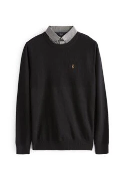 NextMOCK - Stickad Tröja - Black Textured -Stilfulla Val Butik 3ba325692c68411497f5441423b75928