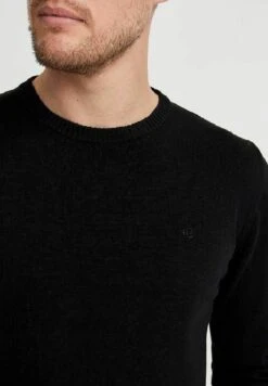 HolebrookHOLGER CREW - Stickad Tröja - Black -Stilfulla Val Butik 3c95e64598044e97b482ef5f072a1bb1