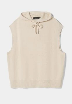 BershkaStickad Tröja - Beige -Stilfulla Val Butik 3f248b1cf33d4d9ca108e947c6b88cc7