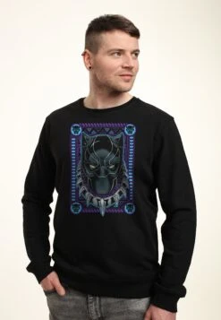 Henry TigerAVENGERS CLASSIC PANTHER CARD - Sweatshirt - Black