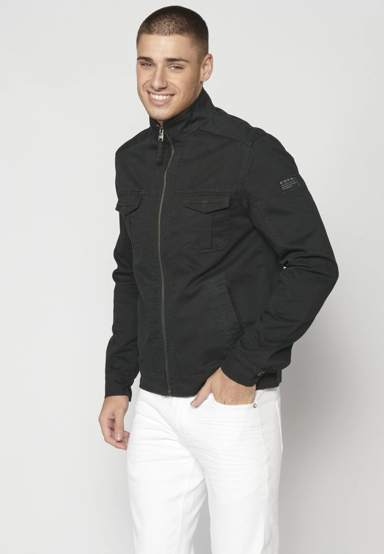 KoroshiJeansjacka - Black 10 KoroshiJeansjacka - Black - Bild 8