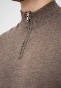 ClipperMILAN - Stickad Tröja - Dark Khaki Melange -Stilfulla Val Butik 4395fdcf94f84a07865e1ac18b7e86a0