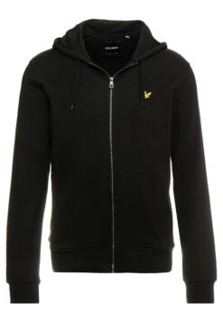 Lyle & ScottZIP THROUGH HOODIE - Tröja Med Dragkedja - Jet Black -Stilfulla Val Butik 4421090d941c403592264282c22d84d7