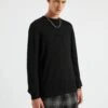 PULL & BEAR PULL&BEARStickad Tröja - Mottled Black -Stilfulla Val Butik 4473b375a404434b89a29d3ebc18cda8