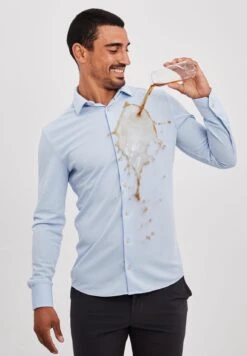 SepiiaNON IRON STAIN REPELLENT - Kostymskjorta - Light Blue -Stilfulla Val Butik 44f277e49ba244609ba2cb93e7cc1044